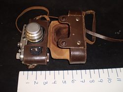 Slr, 60’s brown leather case