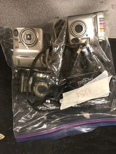 Coolpix Nikon Cameras w/ Chargers in bag