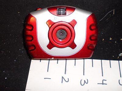 Cheap digital camera red and grey