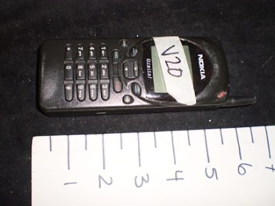 Nokia late 90’s cel phone, black
