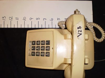 Desk phone, 80’s,  cream