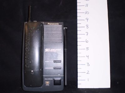Panasonic Cordless Phone and Base-Black