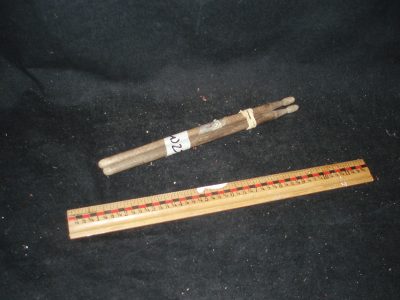 small thin wood drumsticks