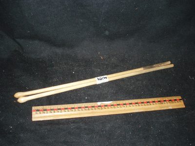 Long and thin wood drumsticks