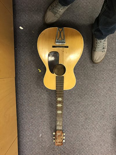 "stellar" 6 string acoustic guitar - Image 2