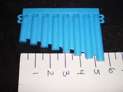 Blue Plastic Pan Pipe