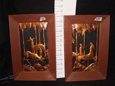 Bronzed and black deer picture