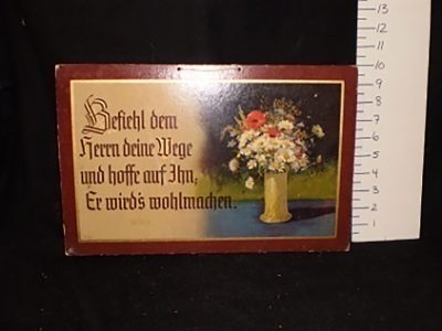 German biblical sign 9x16