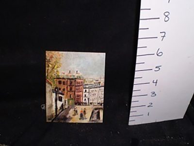 4x5 Painting city street apartment