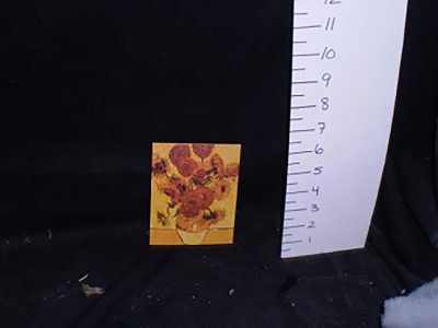 4x5 Painting painting sunflowers