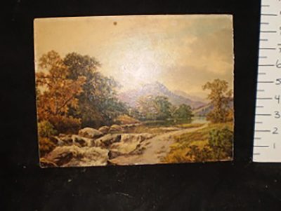 Landscape with fisherman, 9x12