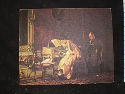 8x10“Interrupted Music Lesson,” David Joseph Bles,