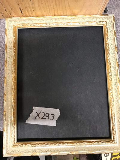 12x9 Frame Gold+Off Green