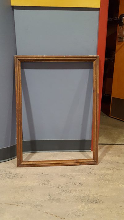 29 3/4" x 22 3/8" plain picture frame