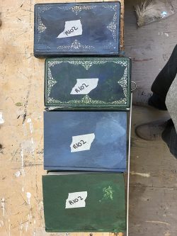 Decorative Books, Green and Blue
