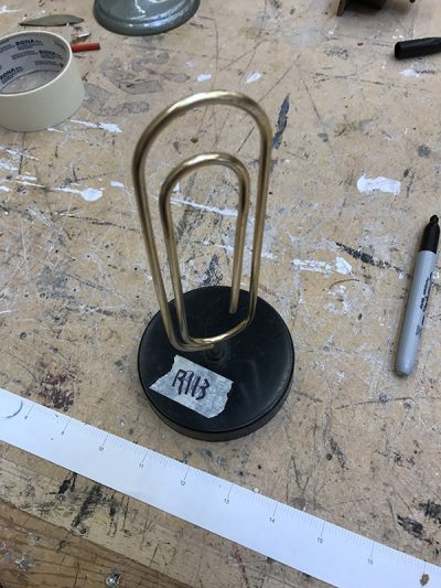 Decorative Paperclip Letter Holder, Large