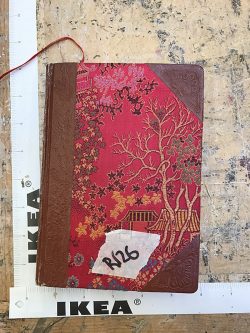 Notebook, Pink and Brown Design