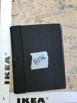 Notebook, Black, Small