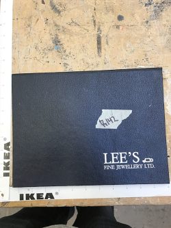 Notebook, Lee's Jewellery