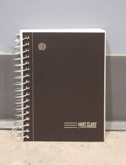 Black Spiral Notebook