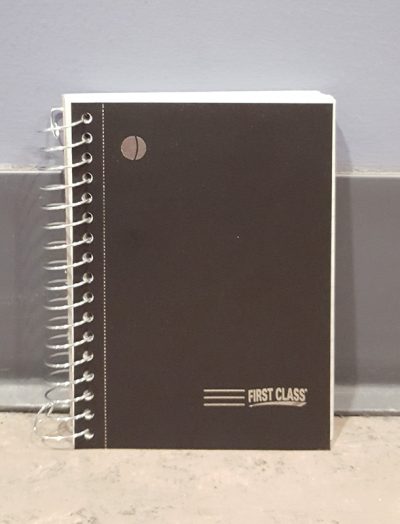 Black Spiral Notebook